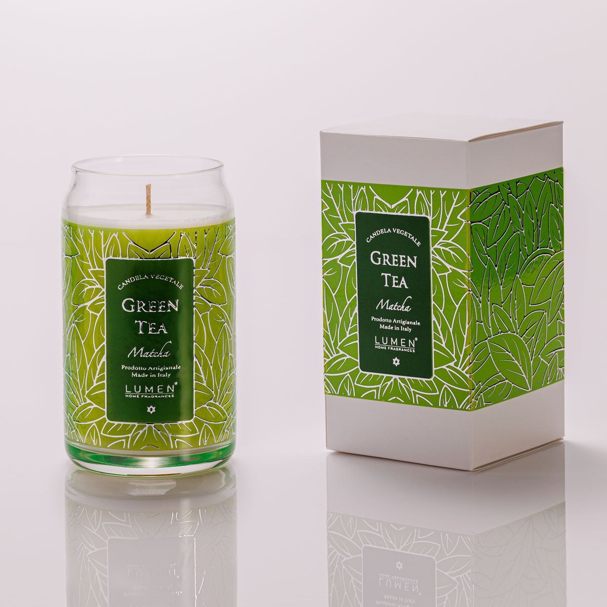 CANDELA VEGETALE GREEN TEA