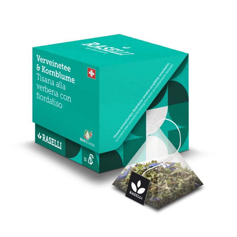 Bio Bergtee mit Verveine & Kornblumen