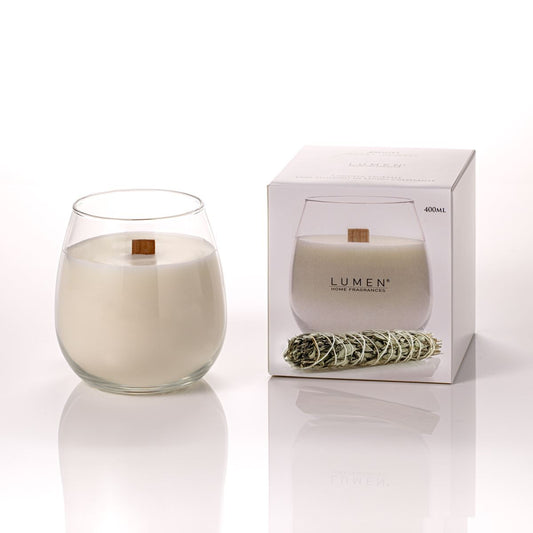 CANDELA XSENSES CON STOPPINO IN LEGNO